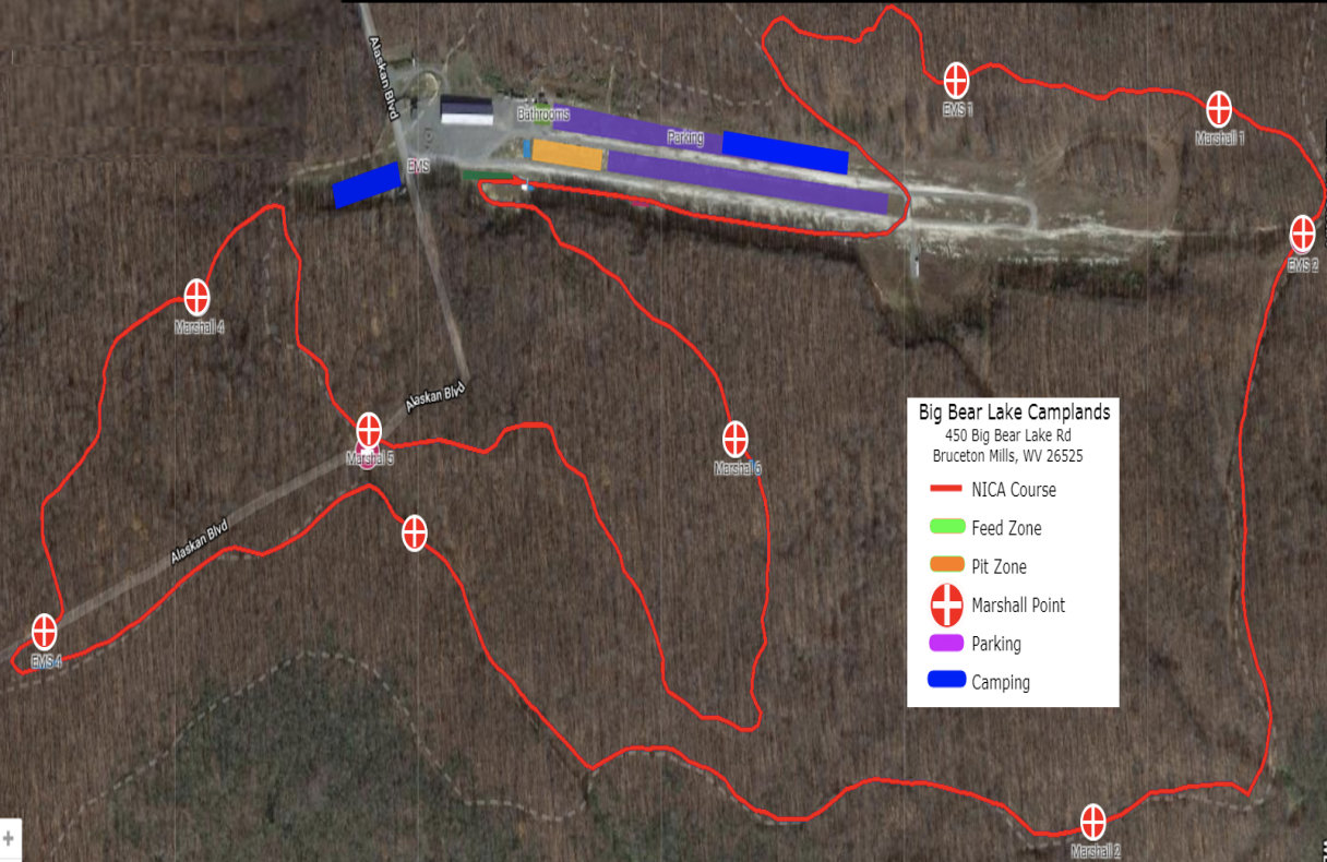 Big Bear Lake Wv Map Battle At Big Bear Lake | West Virginia Interscholastic Cycling League